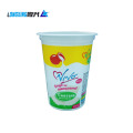 500 ml de copo de iogurte de plástico impresso personalizado